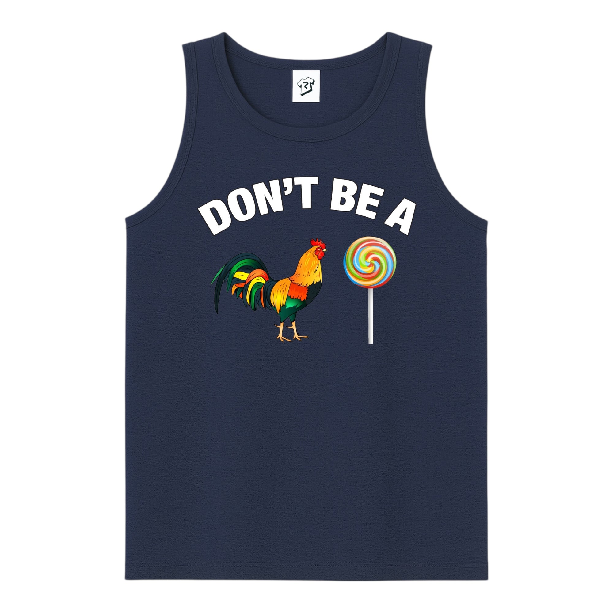 Tees Club tank top Don't Be a Cock Sucker - Tank Top Navy Size S front view