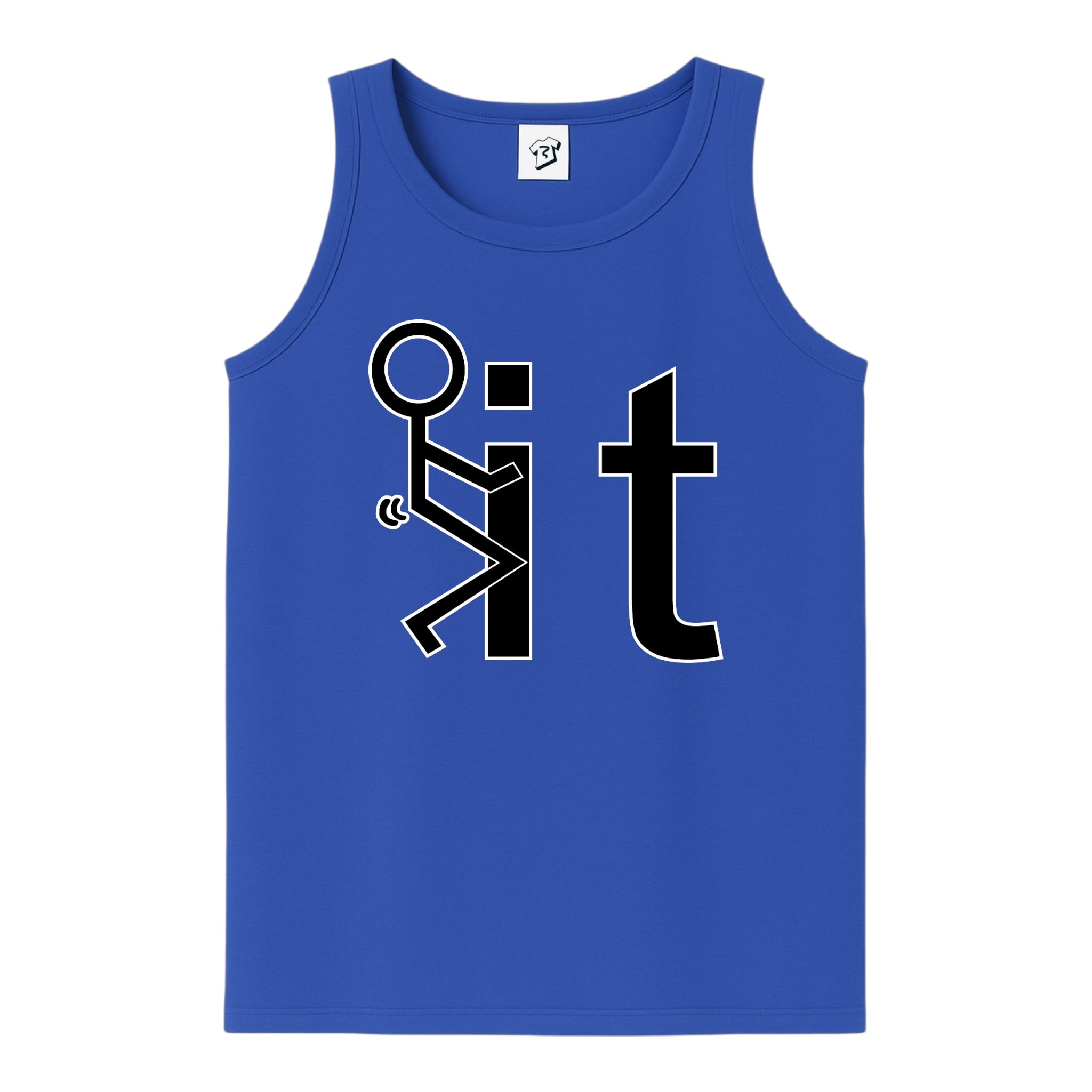 Tees Club tank top Fuck It - Tank Top Navy Size M detail