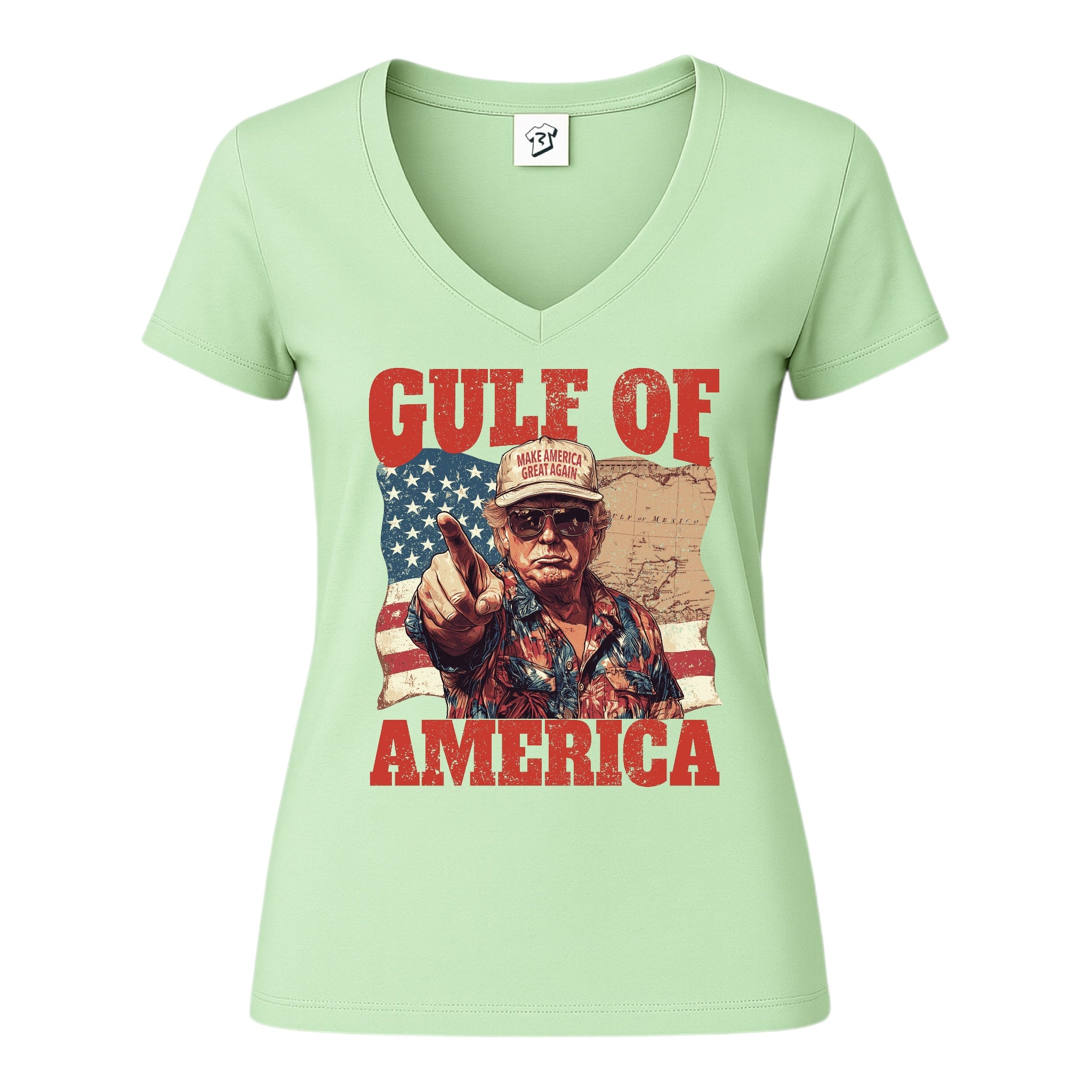 Tees Club v-neck t-shirt Gulf of America Jimmy Buffett - V-Neck Tee Black Size S detail