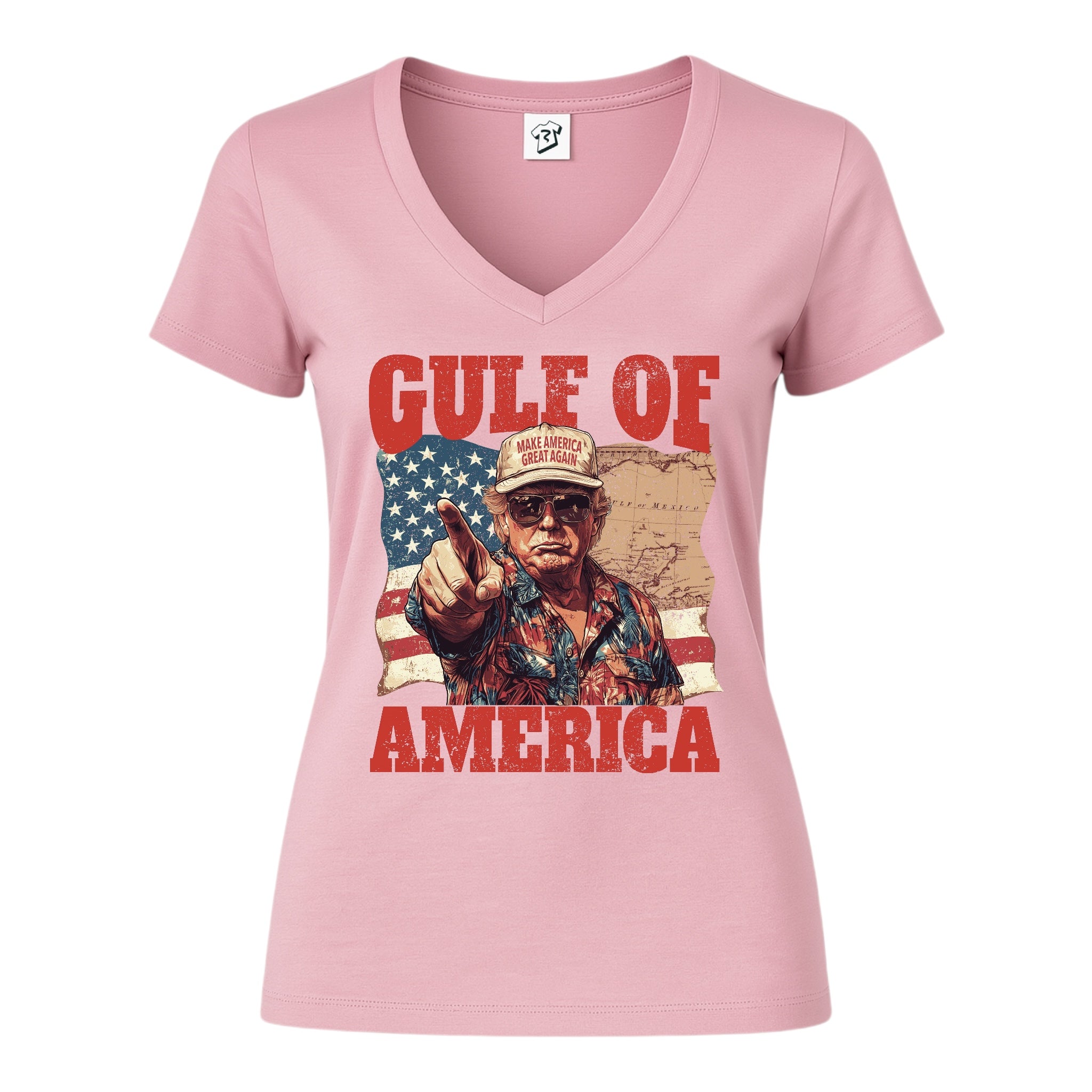 Tees Club v-neck t-shirt Gulf of America Jimmy Buffett - V-Neck Tee Black Size S detail