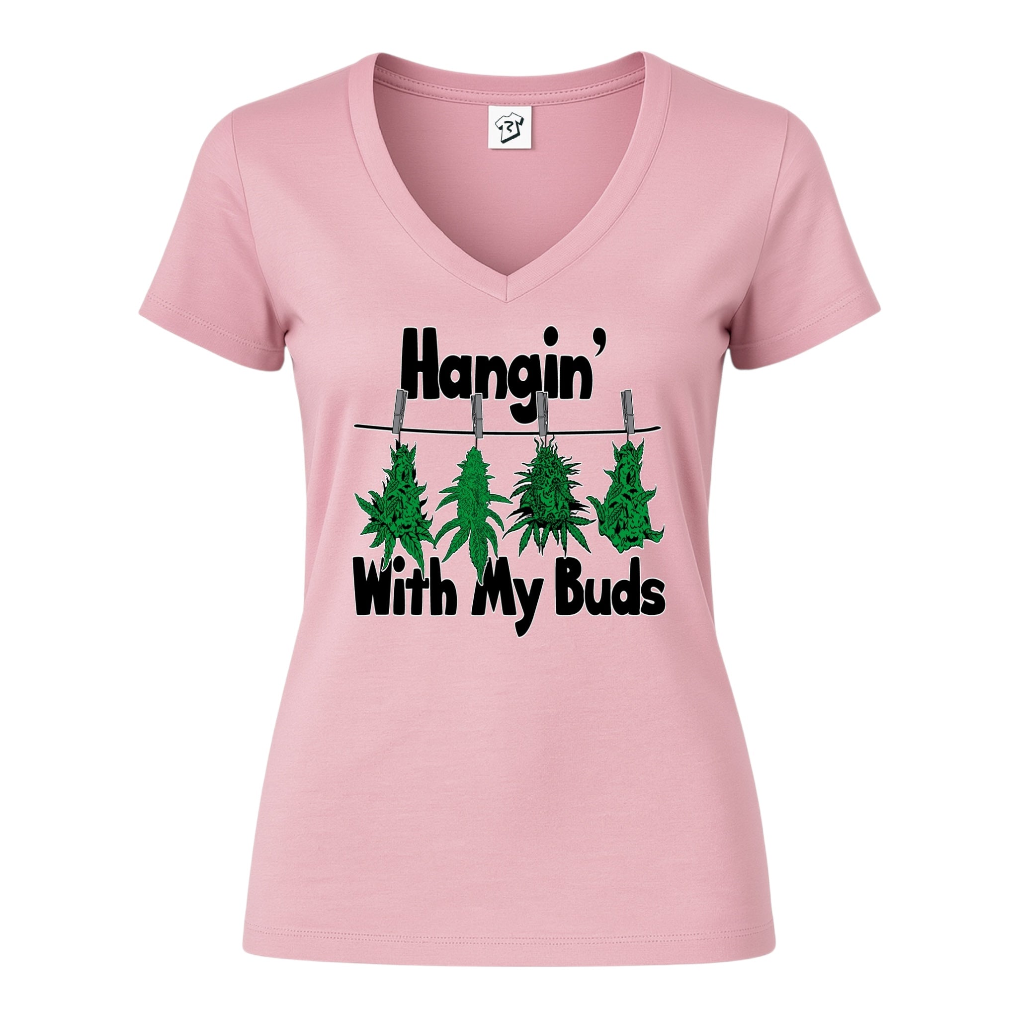 Hangin' With My Buds - V-Neck Tee