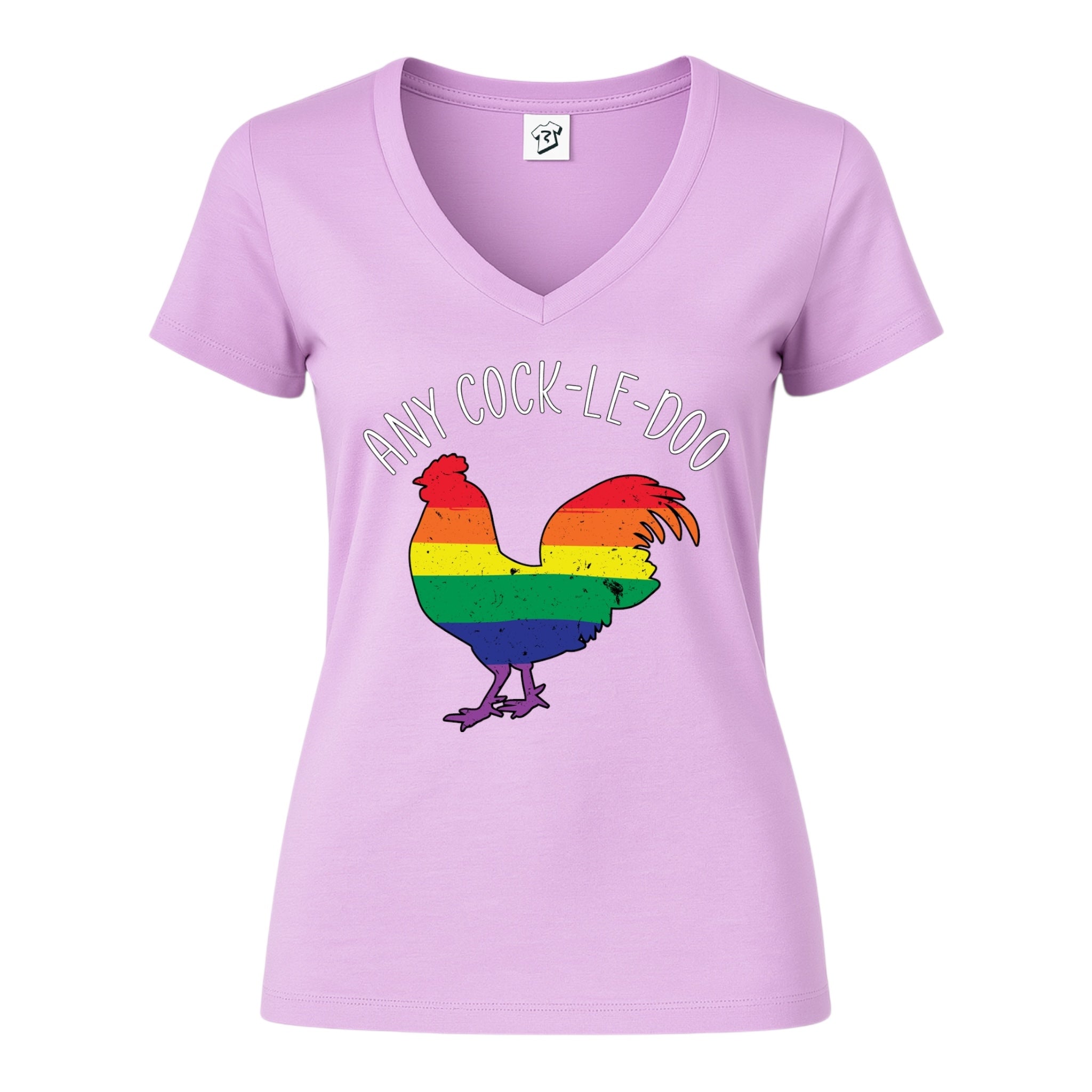 Tees Club v-neck t-shirt Any Cock I'll Do - V-Neck Tee Black Size M detail