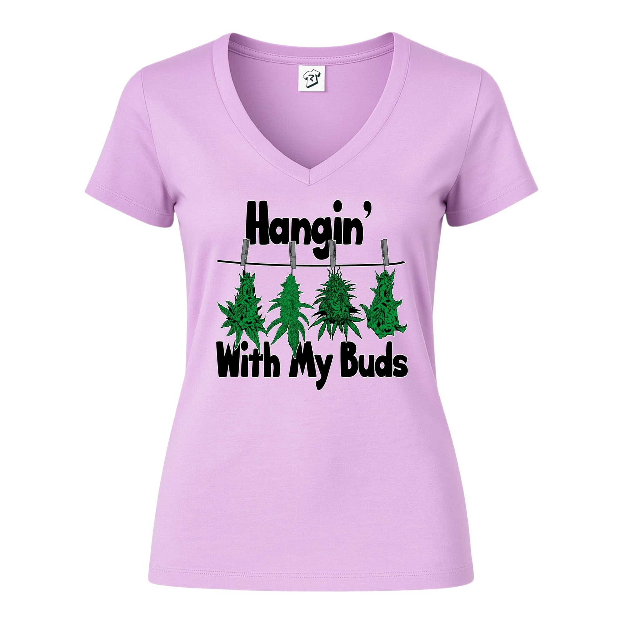 Hangin' With My Buds - V-Neck Tee