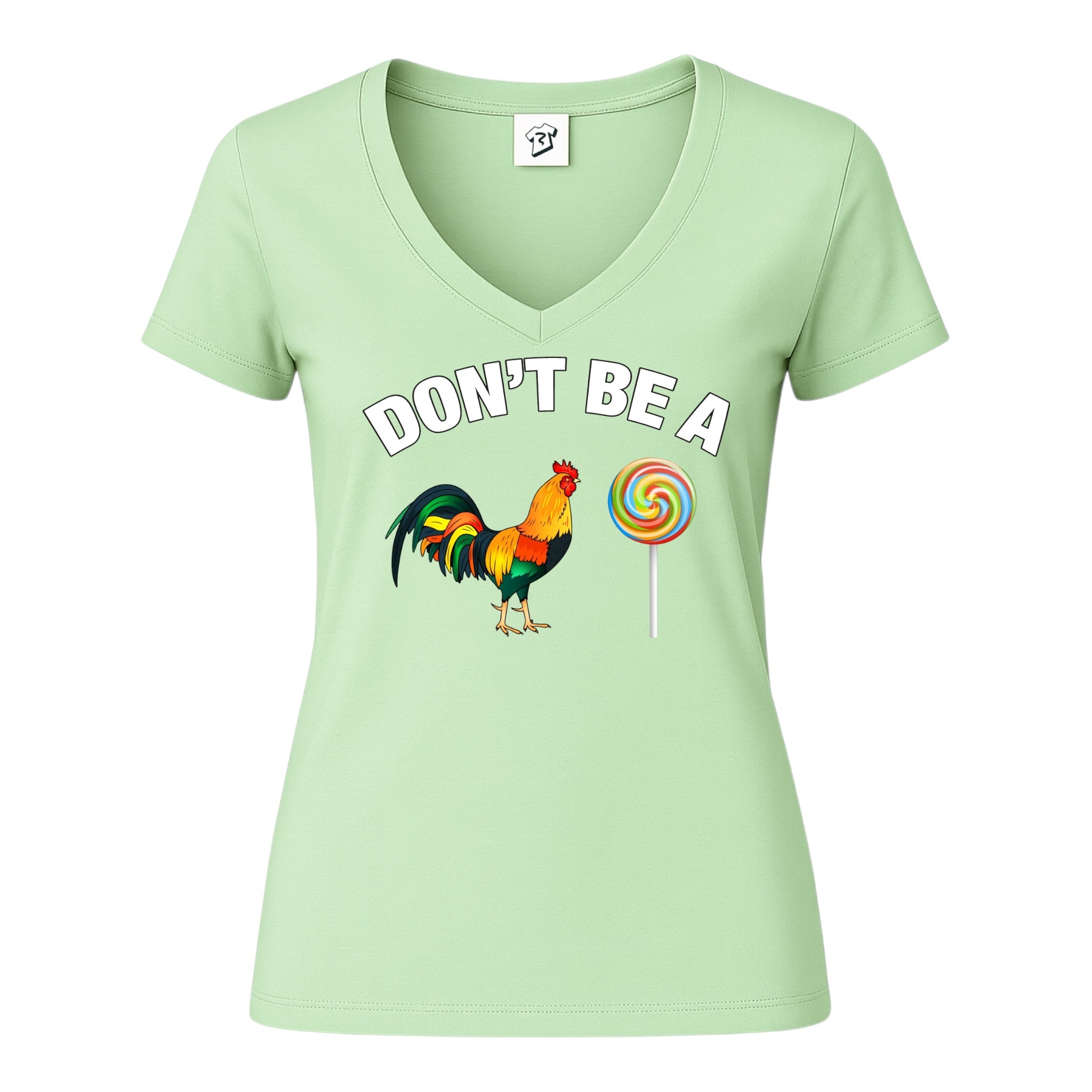 Tees Club v-neck t-shirt Don't Be a Cock Sucker - V-Neck Tee Black Size S detail