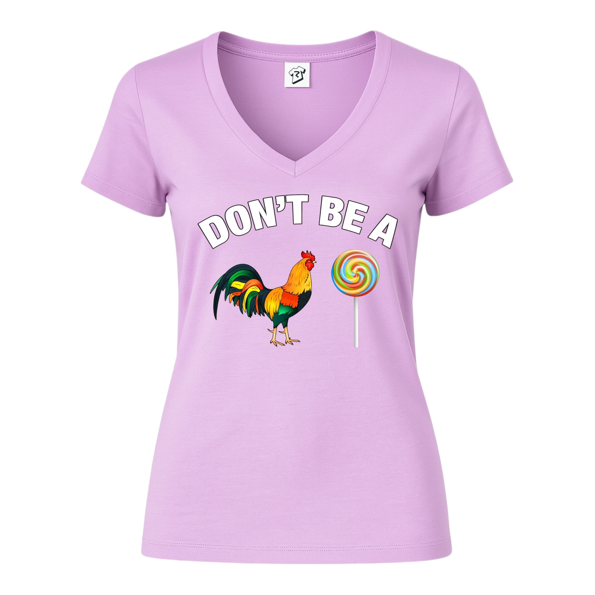 Tees Club v-neck t-shirt Don't Be a Cock Sucker - V-Neck Tee Black Size S detail